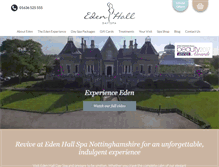 Tablet Screenshot of edenspa.co.uk